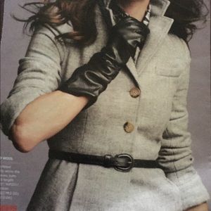 Talbots Petite Heather Grey Wool Jacket